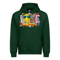 Forest Green Love Summer Urban Hoodie - CowhideDigitalArt