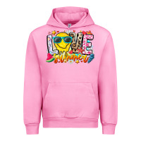 Fuchsia Pink Love Summer Urban Hoodie - CowhideDigitalArt