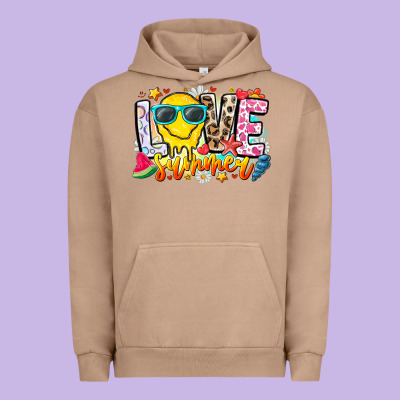 Love Summer Urban Hoodie Designed By Cowhidedigitalart