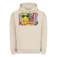 Pigment French Oak Love Summer Urban Hoodie - CowhideDigitalArt
