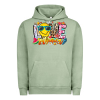 Pigment Oil Green Love Summer Urban Hoodie - CowhideDigitalArt