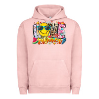 Pigment Salmon Love Summer Urban Hoodie - CowhideDigitalArt