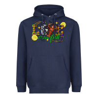 Navy mardi gras love crawfish Heavyweight Hoodie - FaDigitalArtStudio