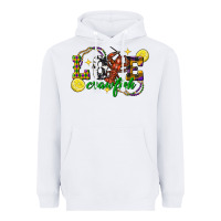 White mardi gras love crawfish Heavyweight Hoodie - FaDigitalArtStudio