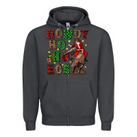Smoke howdy ho ho hos christmas Zipper Hoodie - CowGirlArtShop