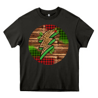 Asphalt leopard lightning bolt Christmas Heavy Core Tee - Jasminsmagicworld