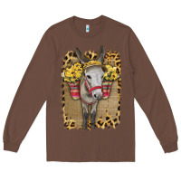 Chestnut Donkey With Sunflowers Long Sleeve Tee - Bettercallsaul