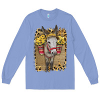 Colony Blue Donkey With Sunflowers Long Sleeve Tee - Bettercallsaul