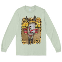 Matcha Donkey With Sunflowers Long Sleeve Tee - Bettercallsaul