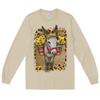 Mushroom Donkey With Sunflowers Long Sleeve Tee - Bettercallsaul
