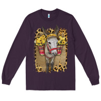 Plum Donkey With Sunflowers Long Sleeve Tee - Bettercallsaul