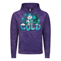 Cloud Purple im so freaking cold snowman Vintage Hoodie - MaliasSmallBusiness