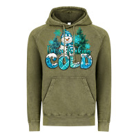 Vintage Olive im so freaking cold snowman Vintage Hoodie - MaliasSmallBusiness