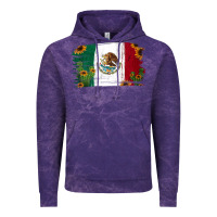 Cloud Purple Mexican Flag Cactus Sunflower Vintage Hoodie - Jasminsmagicworld