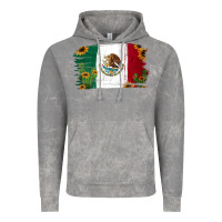 Cloud Rock Mexican Flag Cactus Sunflower Vintage Hoodie - Jasminsmagicworld