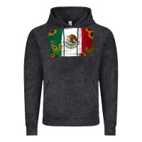 Vintage Black Mexican Flag Cactus Sunflower Vintage Hoodie - Jasminsmagicworld