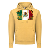 Vintage Mustard Mexican Flag Cactus Sunflower Vintage Hoodie - Jasminsmagicworld