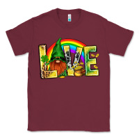 Burgundy St. Patricks Love With Gnome Classic Tee - BundleAndBundleShop