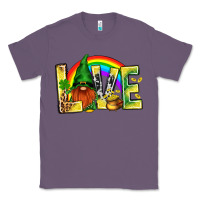 Lavender St. Patricks Love With Gnome Classic Tee - BundleAndBundleShop