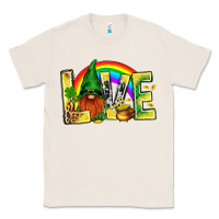 Natural St. Patricks Love With Gnome Classic Tee - BundleAndBundleShop