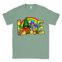 Sage St. Patricks Love With Gnome Classic Tee - BundleAndBundleShop