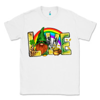 White St. Patricks Love With Gnome Classic Tee - BundleAndBundleShop