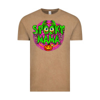 Vintage Coffee Spooky Mama Vintage Tee - BundleAndBundleShop