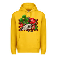 Lemon bullskull rose and cactus olivia Premium Hoodie - OliviaCreatesArt