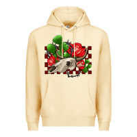 Pina Colada bullskull rose and cactus olivia Premium Hoodie - OliviaCreatesArt