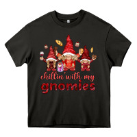 Asphalt chilling with my gnomies Heavy Core Tee - NancyCooperArtShop