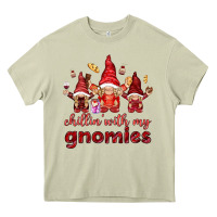 Mossy chilling with my gnomies Heavy Core Tee - NancyCooperArtShop