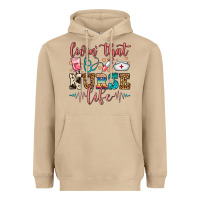 Mushroom Livin' That Nurse Life Heavyweight Hoodie - FaDigitalArtStudio