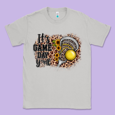It's Game Day Y'all Lacrosse Classic Tee Designed By Jahusdesignshop