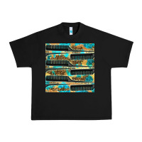 Black Hairdresser Parting Comb With Leopard And Glitter Seamless Pattern Bbs Urban Heavy Tee - BundleAndBundleShop