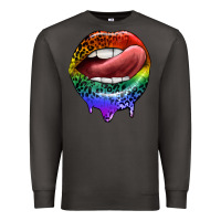 Smoke rainbow lips pride Premium Sweatshirt - FaDigitalArtStudio