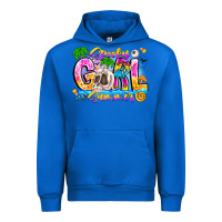 Cobalt spooky girl summer Urban Hoodie - CowhideDigitalArt