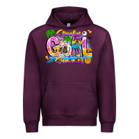 Mauve Wine spooky girl summer Urban Hoodie - CowhideDigitalArt
