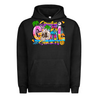 Pigment Black spooky girl summer Urban Hoodie - CowhideDigitalArt