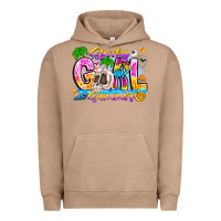Pigment Burro spooky girl summer Urban Hoodie - CowhideDigitalArt
