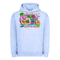 Pigment Grape Ice spooky girl summer Urban Hoodie - CowhideDigitalArt