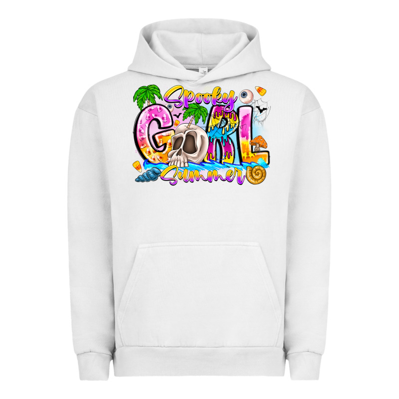 Spooky Girl Summer Urban Hoodie by CowhideDigitalArt | Teevron