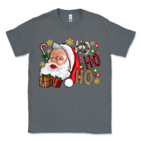 Santa Ho Ho Ho With Gift Box Classic Tee | Teevron