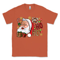 Copper Santa Ho Ho Ho With Gift Box Classic Tee - BundleAndBundleShop