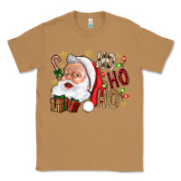 Toasted Coconut Santa Ho Ho Ho With Gift Box Classic Tee - BundleAndBundleShop