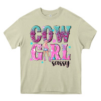 Mossy cowgirl sassy with pink cowgirl Heavy Core Tee - NancyCooperArtShop