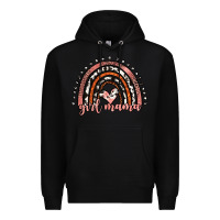 Black girl mama western leopard rainbow Premium Hoodie - JahusDesignShop