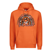 Carrot girl mama western leopard rainbow Premium Hoodie - JahusDesignShop