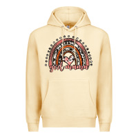 Pina Colada girl mama western leopard rainbow Premium Hoodie - JahusDesignShop