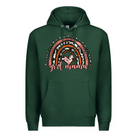 Sports Green girl mama western leopard rainbow Premium Hoodie - JahusDesignShop