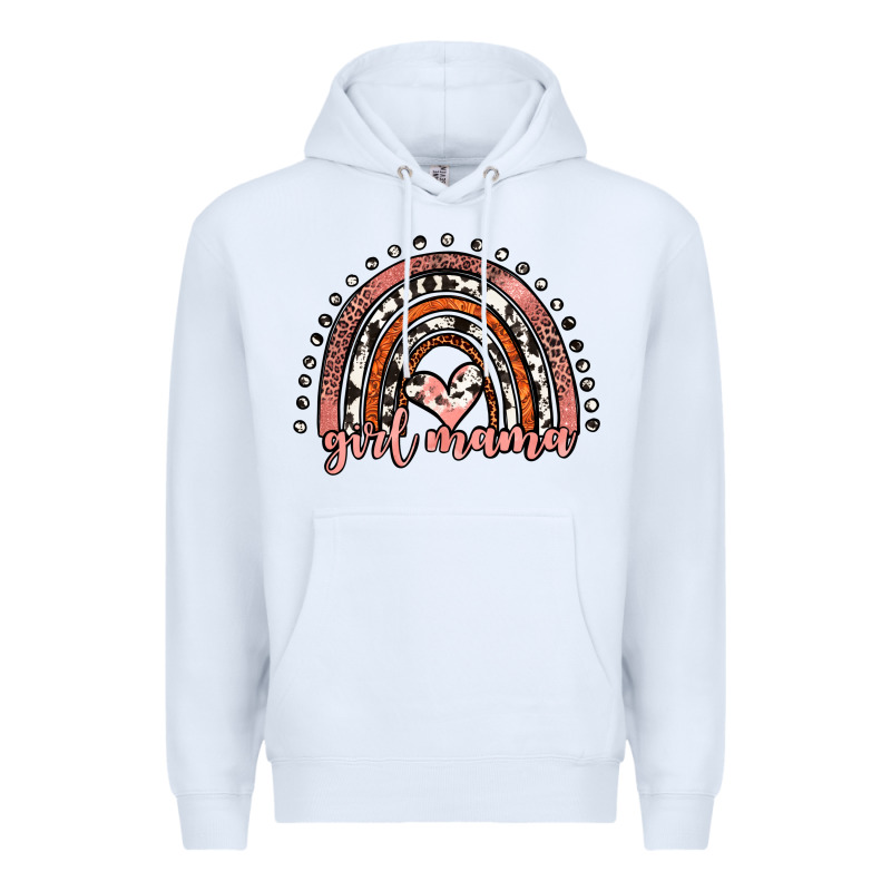 Girl Mama Western Leopard Rainbow Premium Hoodie by JahusDesignShop | Teevron